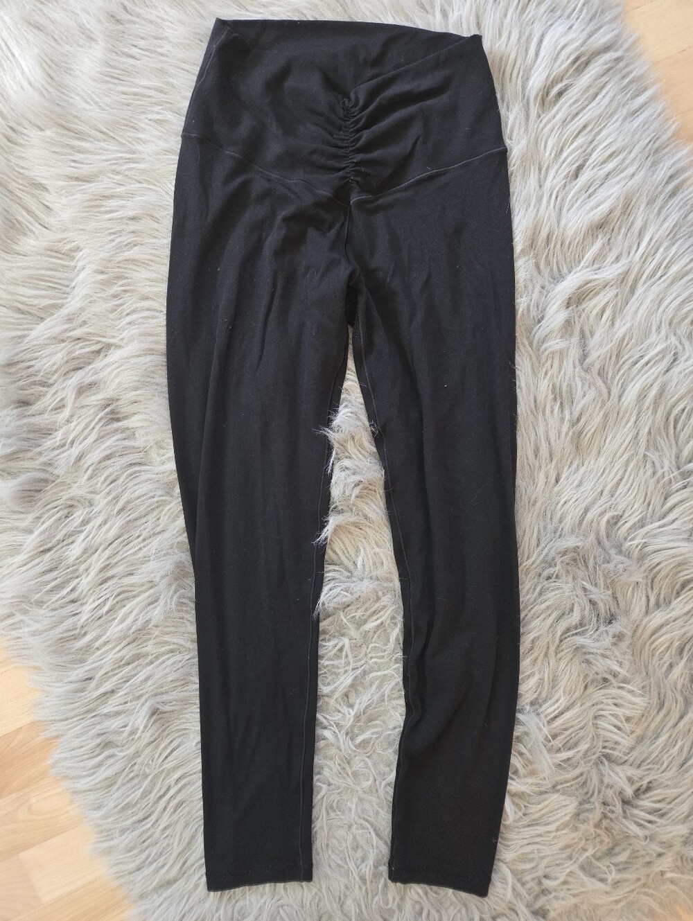 Aerie Offline Ruched Waist Neutral 7/8 Leggings